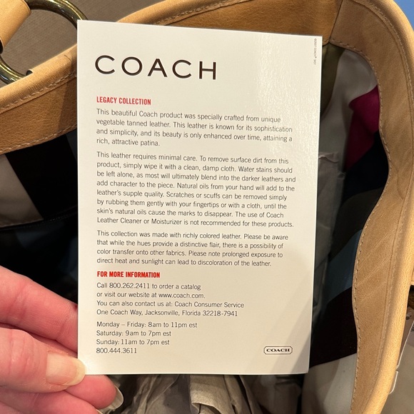 Coach 65th anniversary vintage legacy collection large GiGi handbag. NWT - Picture 8 of 12